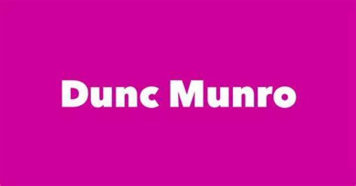 Dunc Munro